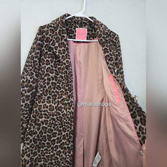 Kate Spade Leopard Print Coat - Picture 5 of 10